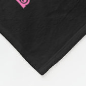 Oktober tragen wir rosa Brustkrebs Frauen Ghost Ha Fleecedecke (Ecke)