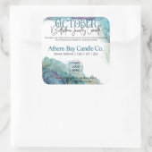 Oktober Verstecktes Schmuckkollektiv Quadratischer Aufkleber (Tasche)