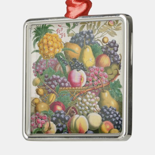 Oktober, von 'zwölf Monaten Früchten Ornament Aus Metall (Links)