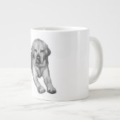 Oktober-Wächter in Dots Jumbo-Tasse (Vorderseite Rechts)