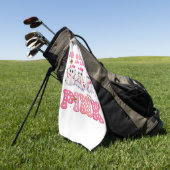 Oktober Wear rosa Boo Nurse Halloween Kostüme Wom Golfhandtuch (Gras)