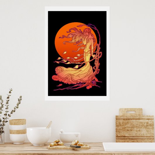 Oktober Wind Poster (Küche)