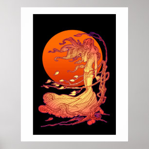 Oktober-Windposter Poster