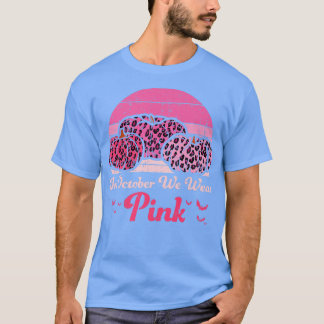Oktober Wir tragen Pink Leopard Pumpkin Halloween  T-Shirt