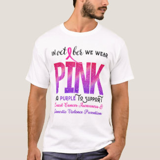 Oktober Wir tragen Pink T-Shirt