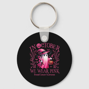 Oktober Wir Tragen Rosa Geisterhexe Brustkrebs Awa Schlüsselanhänger