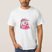 Oktober Wir tragen rosa Gnome T-Shirt (Vorderseite)