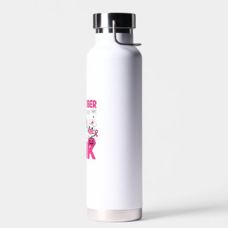 Oktober Wir Tragen Rosa Krankenschwester Brustkreb Trinkflasche