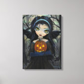 Oktober Woods Halloween Vampire Canvas Print Leinwanddruck (Vorderseite)