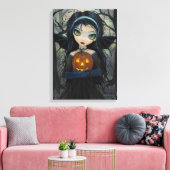 Oktober Woods Halloween Vampire Canvas Print Leinwanddruck (Insitu (Wohnzimmer))