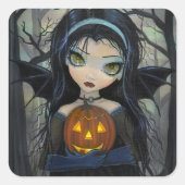 Oktober Woods Halloween Vampire Stickers (Vorderseite)