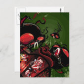 Oktoberangriff Postkarte (Vorne/Hinten)