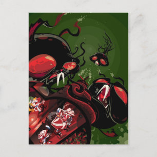 Oktoberangriff Postkarte