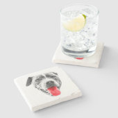 Oktoberbiss Steinuntersetzer (Seitenansicht)