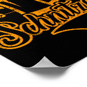 Oktoberfes I Don't Give A Schnitzel Beer Men Women Poster (Ecke)