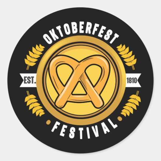 Oktoberfest 1810 Stickers (Vorderseite)