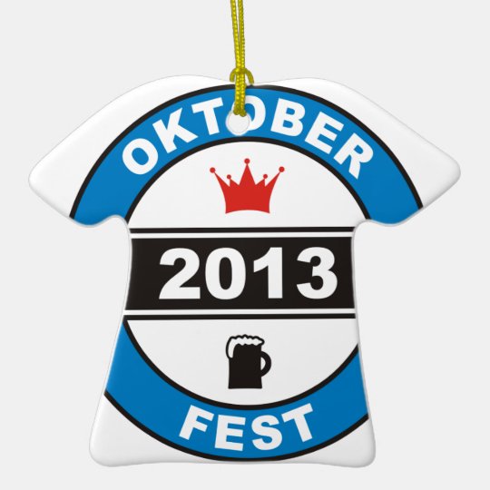 Oktoberfest 2013 keramik T-Shirt-Ornament