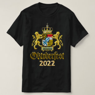 Oktoberfest 2022 Bavaria Wappen T-Shirt