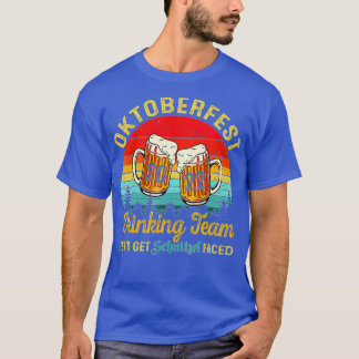 Oktoberfest 2022 Drinkteam Lassen Sie sich Schnitz T-Shirt