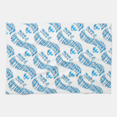 Oktoberfest 2024 Flag Farben Bayern Bayern Geschirrtuch (Horizontal)