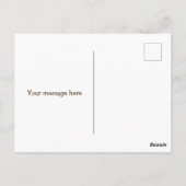 Oktoberfest Beer Barrel Postkarte (Rückseite)