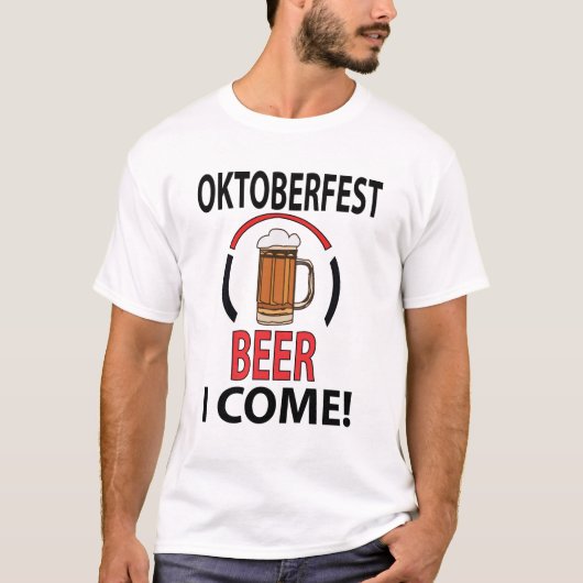 Oktoberfest Beer Drink Funny Oktoberfest T-Shirt (Vorderseite)