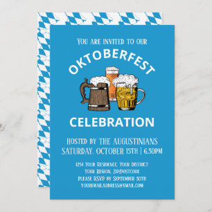 OKTOBERFEST Beer Einladung