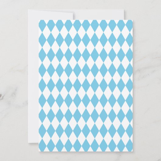 Oktoberfest Beer Party Geburtstag Einladung (Rückseite)