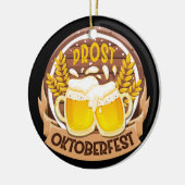Oktoberfest bejubelt deutsches Drinking Beer Party Keramik Ornament (Links)