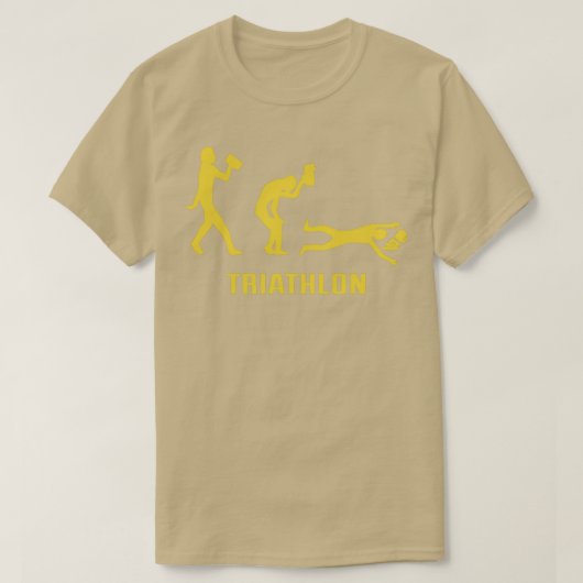 Oktoberfest Bier Triathlon Drinken T-Shirt (Design vorne)
