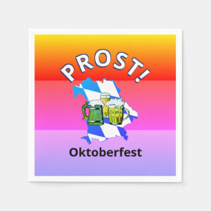 OKTOBERFEST   Biere Prost   PROST Papier Serviette