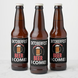 Oktoberfest Bierfest Party Oktoberfest Bierflaschenetikett