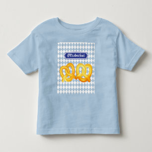 OKTOBERFEST Bierfest traditionelle deutsche Brezel Kleinkind T-shirt