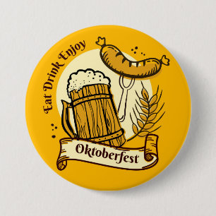 Oktoberfest Bierfestival Button