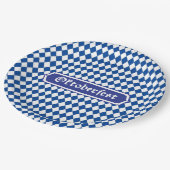 OKTOBERFEST Bierfestival Dekoration Bayerische Fla Pappteller (Schrägansicht)