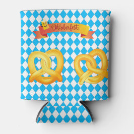 OKTOBERFEST Bierfestival Dekoration Blaues Muster Dosenkühler