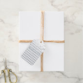 OKTOBERFEST Bierfestival Dekoration Blaues Muster Geschenkanhänger (Mit Schnur)