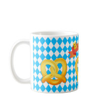 OKTOBERFEST Bierfestival Dekoration Blaues Muster