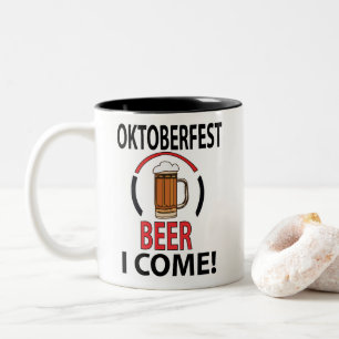 Oktoberfest Bierfestival Lustig Zweifarbige Tasse