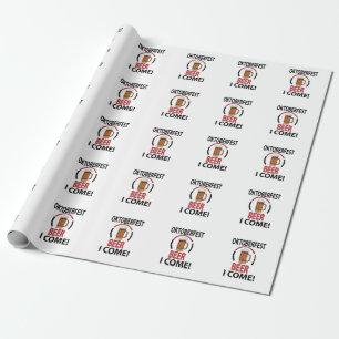 Oktoberfest Bierfestival Lustiges Oktoberfest Geschenkpapier