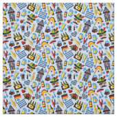 Oktoberfest Bierfestival Stoff (Muster)