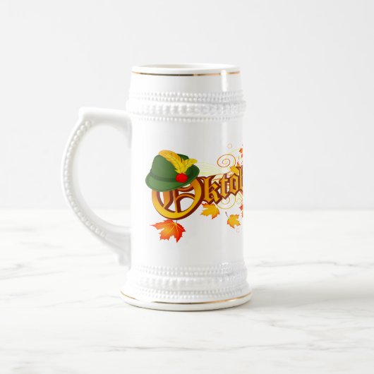 Oktoberfest Bierstein - Tasse Bier (Links)