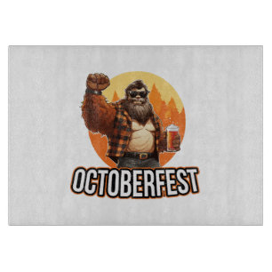 Oktoberfest Bigfoot Schneidebrett
