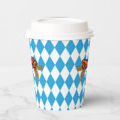 Oktoberfest Blue Paper Cup Pappbecher (Links)