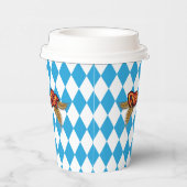 Oktoberfest Blue Paper Cup Pappbecher (Rechts)