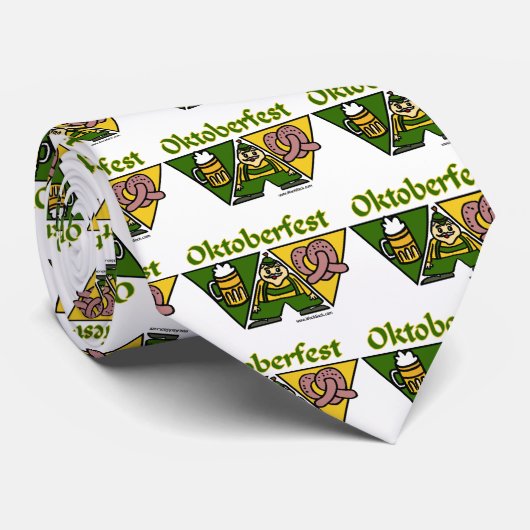 Oktoberfest Brezel-Krawatten Krawatte (Gerollt)