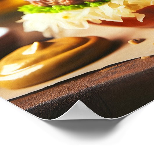 Oktoberfest-Burgerfest Poster (Ecke)