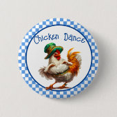 Oktoberfest Chicken Dance Button (Vorderseite)
