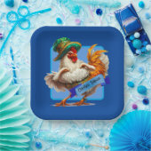 Oktoberfest Chicken Dance Pappteller (Party)