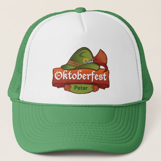 Oktoberfest Custom Hat Truckerkappe (Vorderseite)